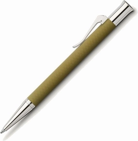 Graf Von Faber-Castell Guilloche Olive Green Ballpoint earthy