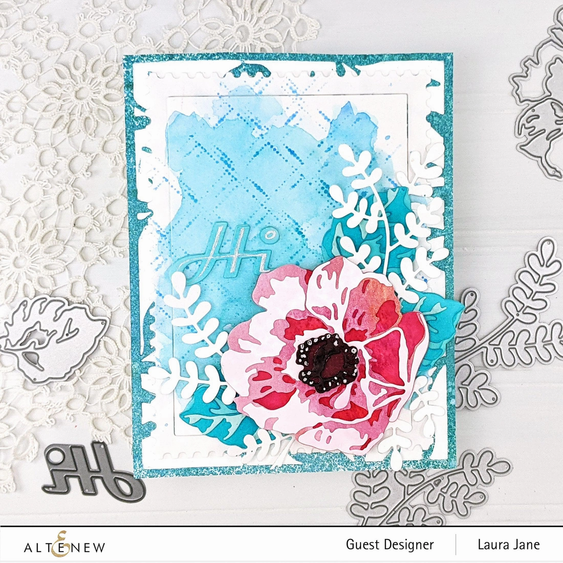 seasonal boxed Grand Anemone Die Set