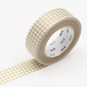 wrapped multipack Graph Hougan Gold Mt Grid Washi Tape