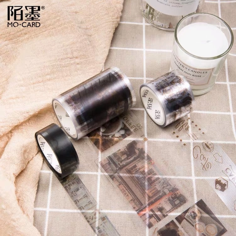 classic short Grey Shadow Pet Clear Tape