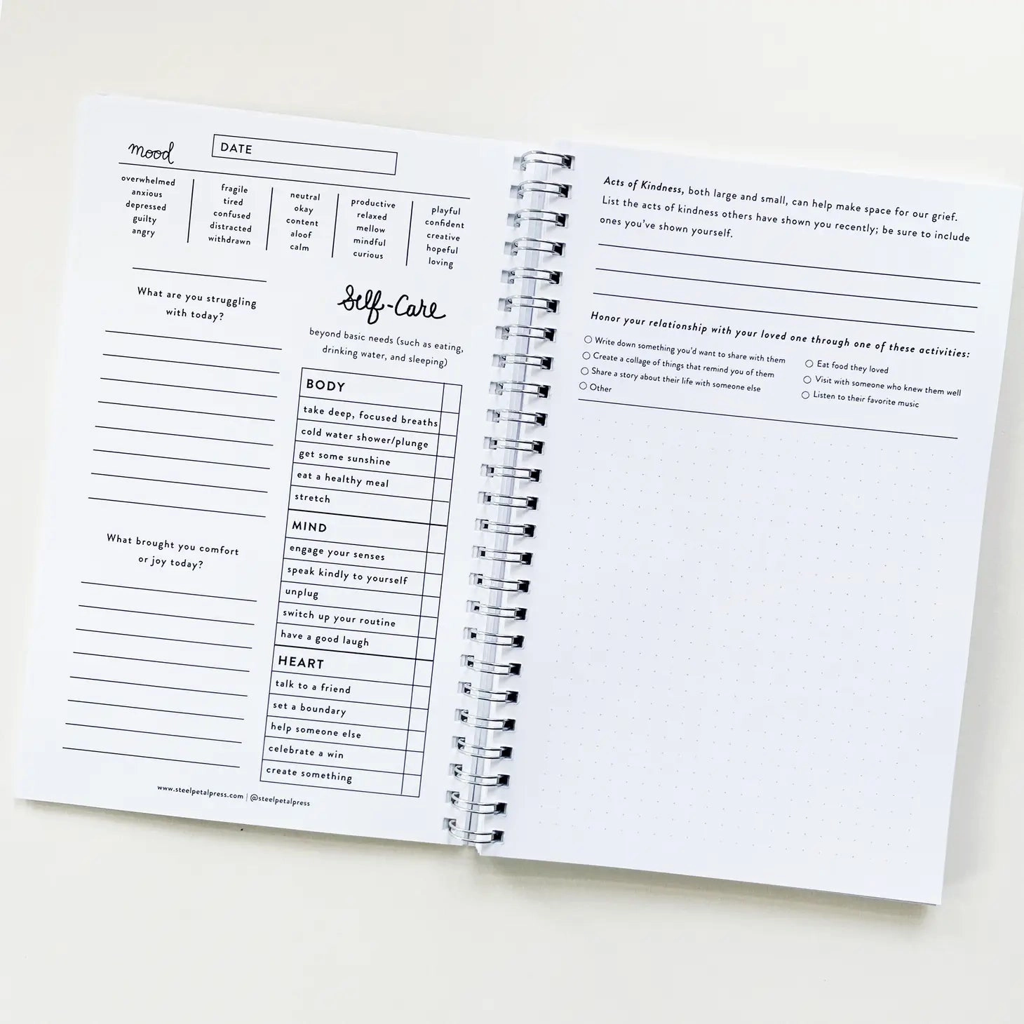 vivid Grief Companion Guided Journal