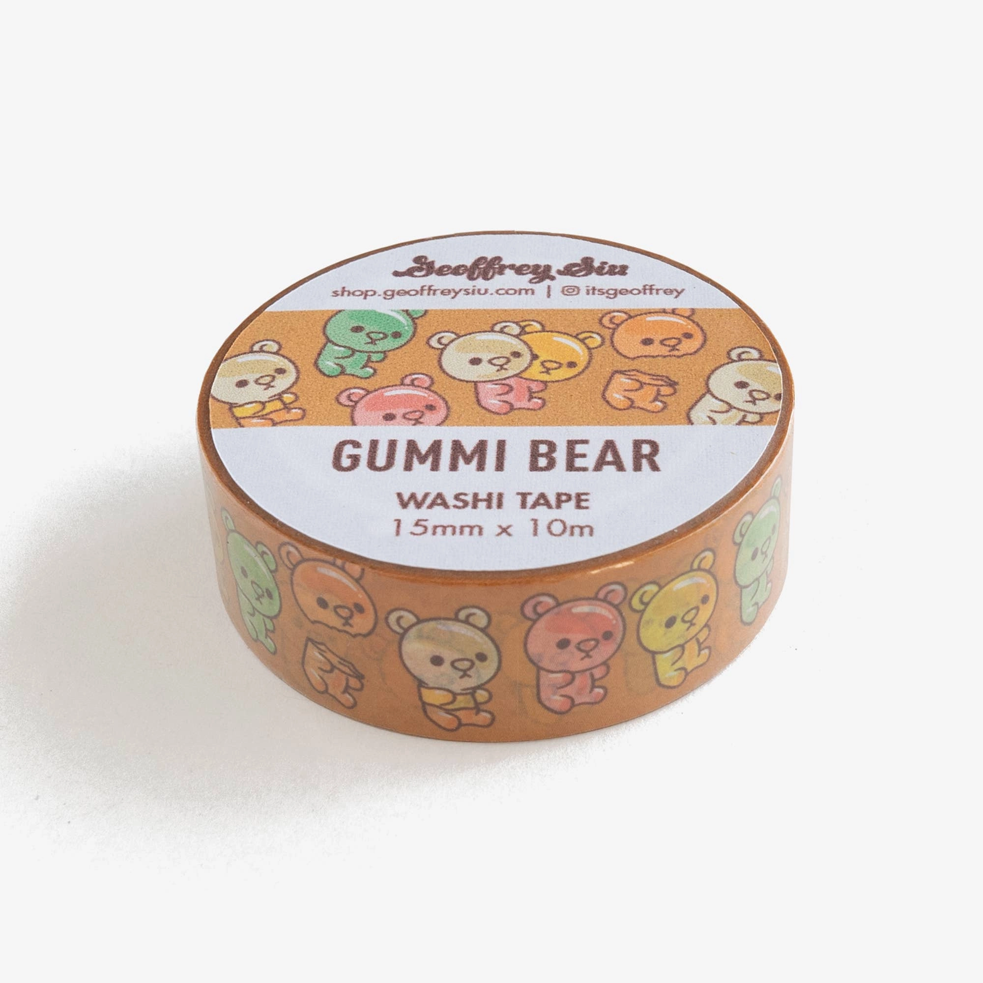Gummi Bear Washi Tape round