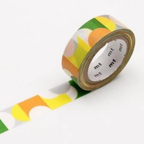 warm Half Circle Yellow Green Mt Washi