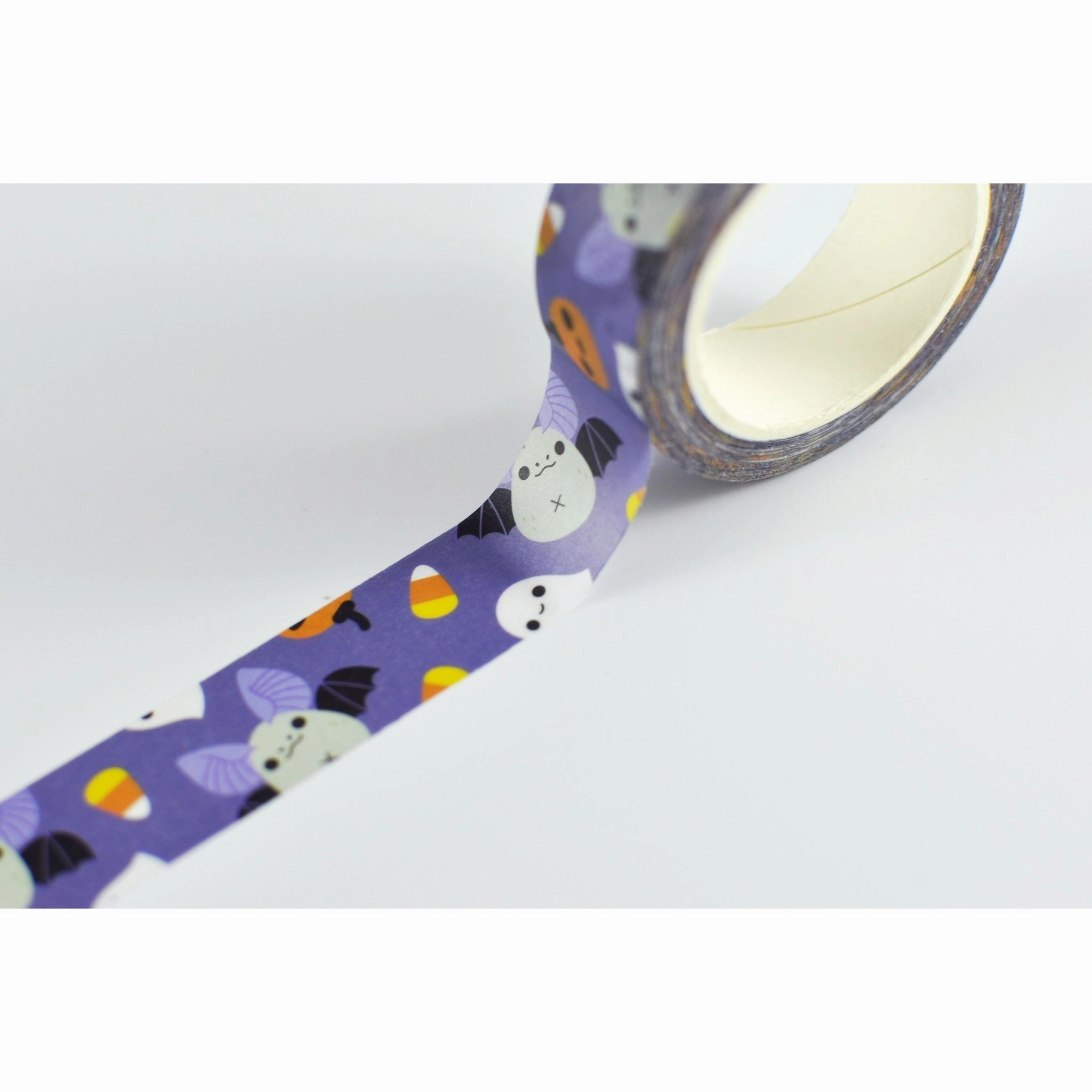 small slim Halloween Bat Pattern Washi Tape