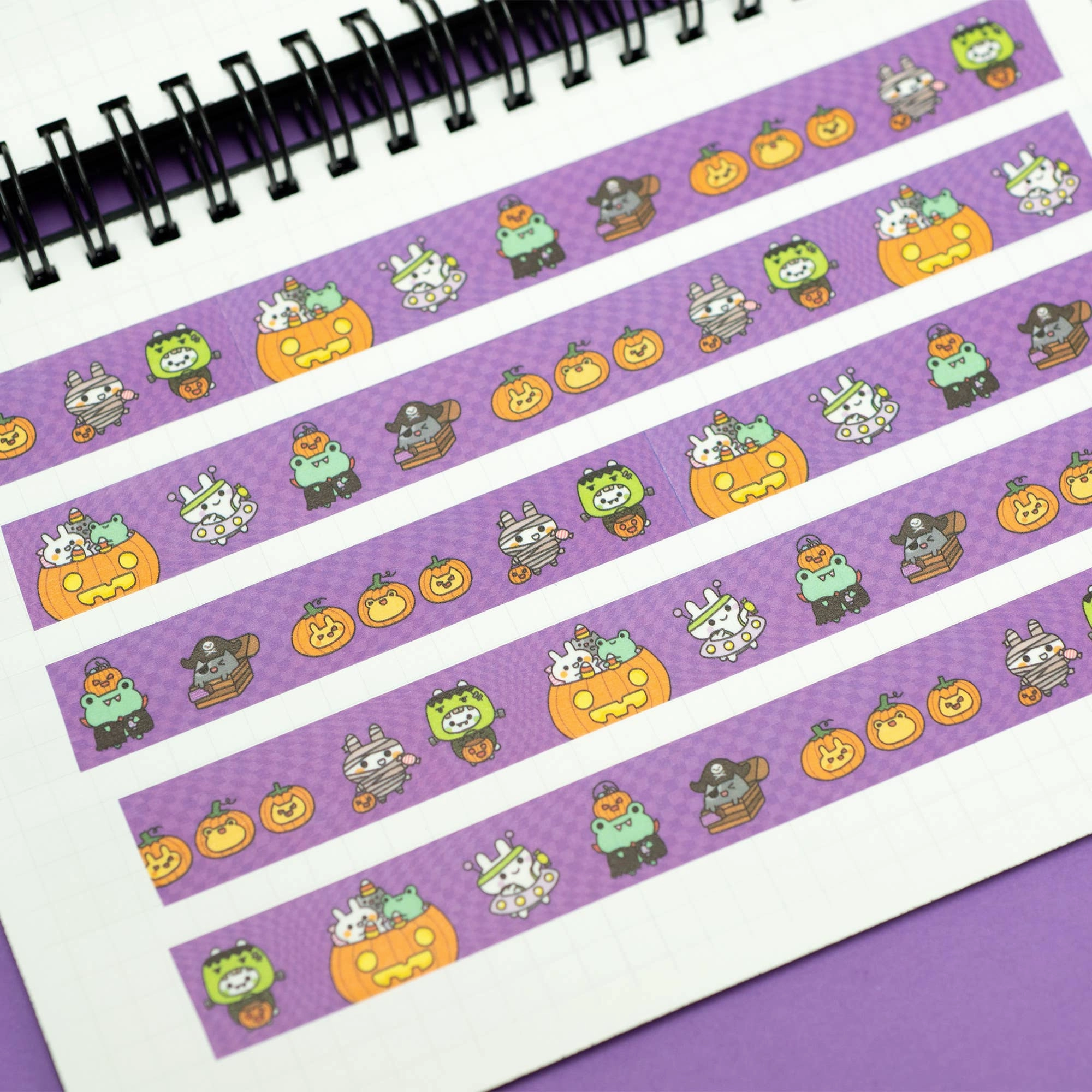 square Halloween Pals Washi Tape