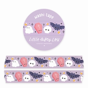 thin Halloween Purple 1 Washi Tape