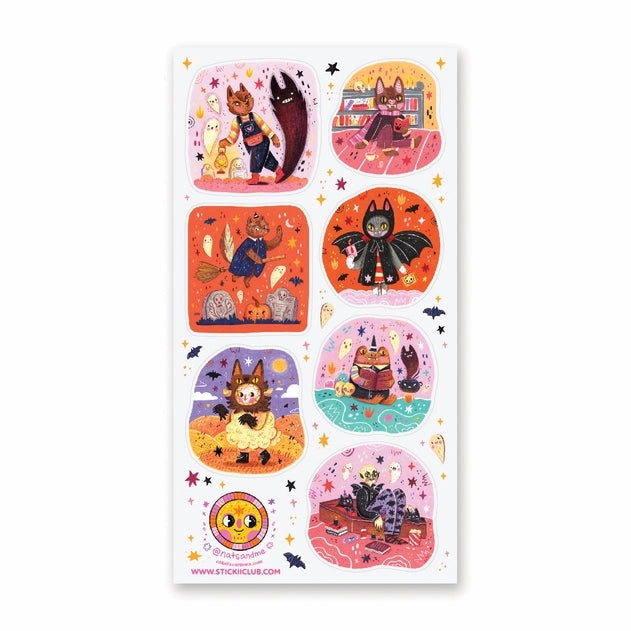 kit Halloween Town Sticker Sheet