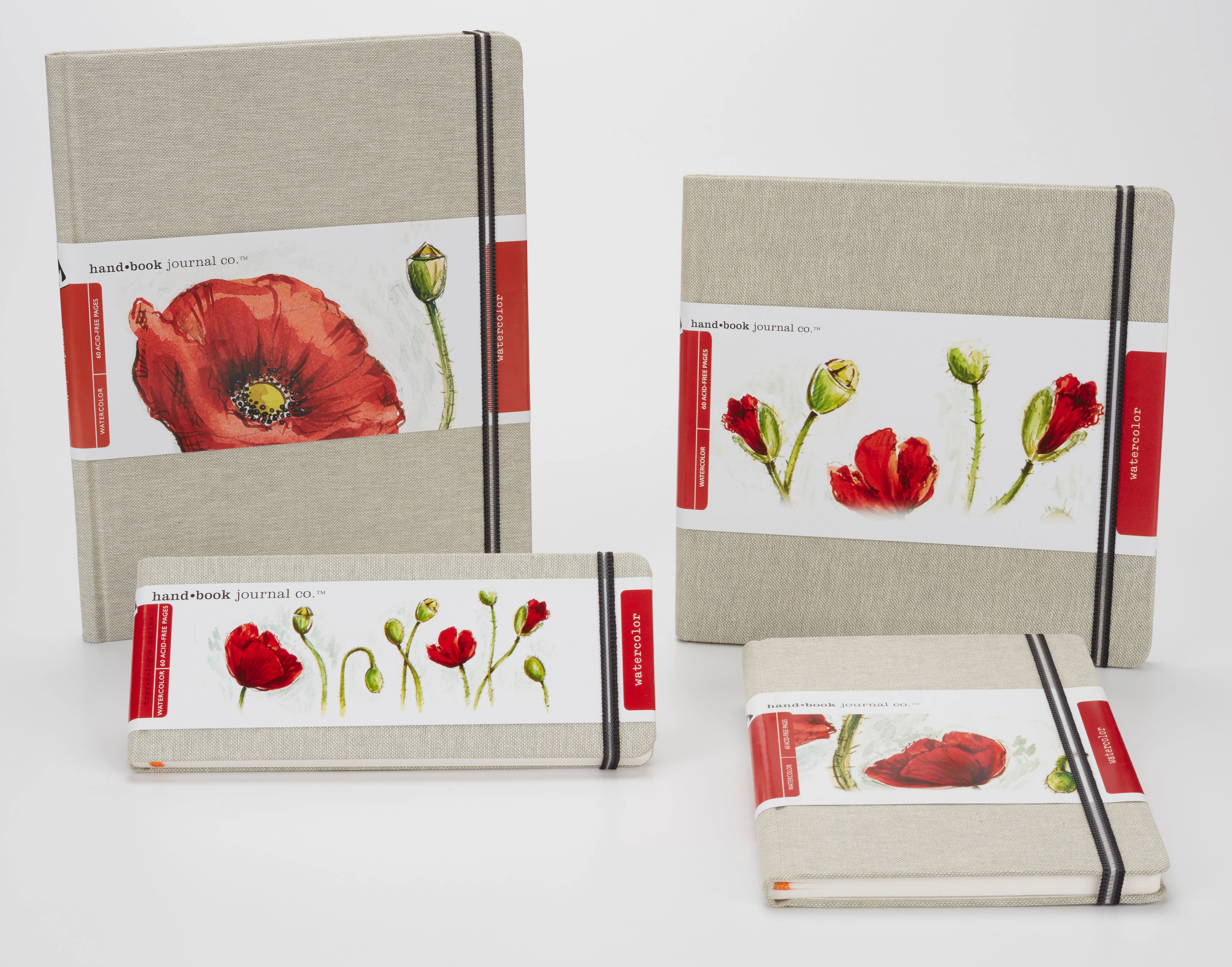 Hand Book Co. Travelogue Watercolor Journal- Large Landscape square large