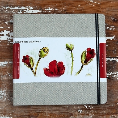 rubber bulk Hand Book Co. Travelogue Watercolor Journal- Square
