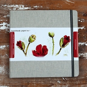 rubber bulk Hand Book Co. Travelogue Watercolor Journal- Square