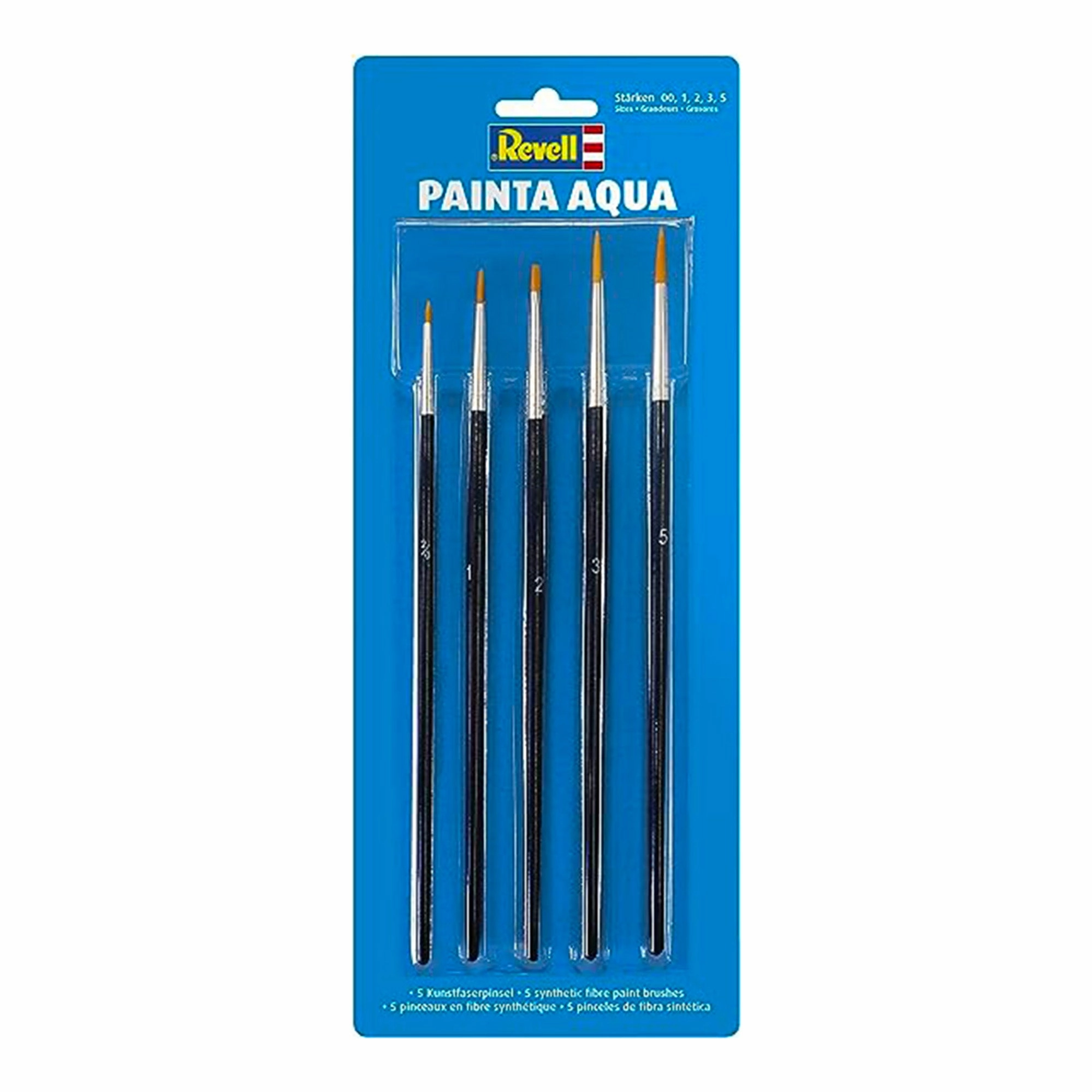 bronze vivid 5-Piece Painta Aqua Paintbrush Set
