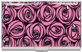 wooden bamboo Acme Studio Card Case Roses