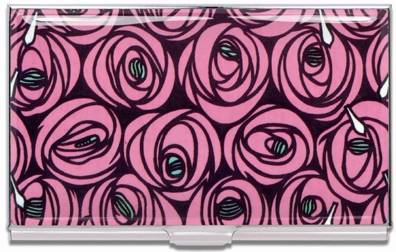 wooden bamboo Acme Studio Card Case Roses