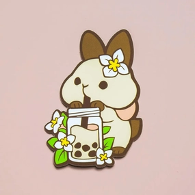 Jasmine Milk Tea Bunny Vinyl Sticker budget automatic