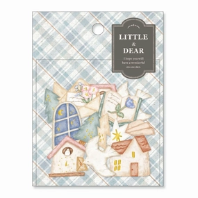 quality sleek Little And Dear Flake Sticker - Home