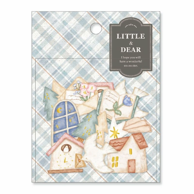 quality sleek Little And Dear Flake Sticker - Home