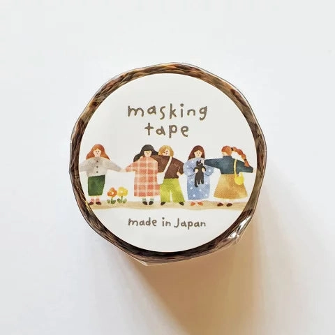 Mind Wave Die-Cut Washi Tape - Girls magnetic biodegradable
