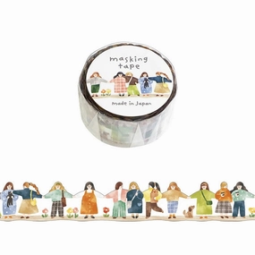 Mind Wave Die-Cut Washi Tape - Girls plastic manual