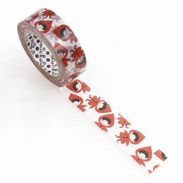 Red Riding Hood Washi Tape Shinzi Katoh Design fiber