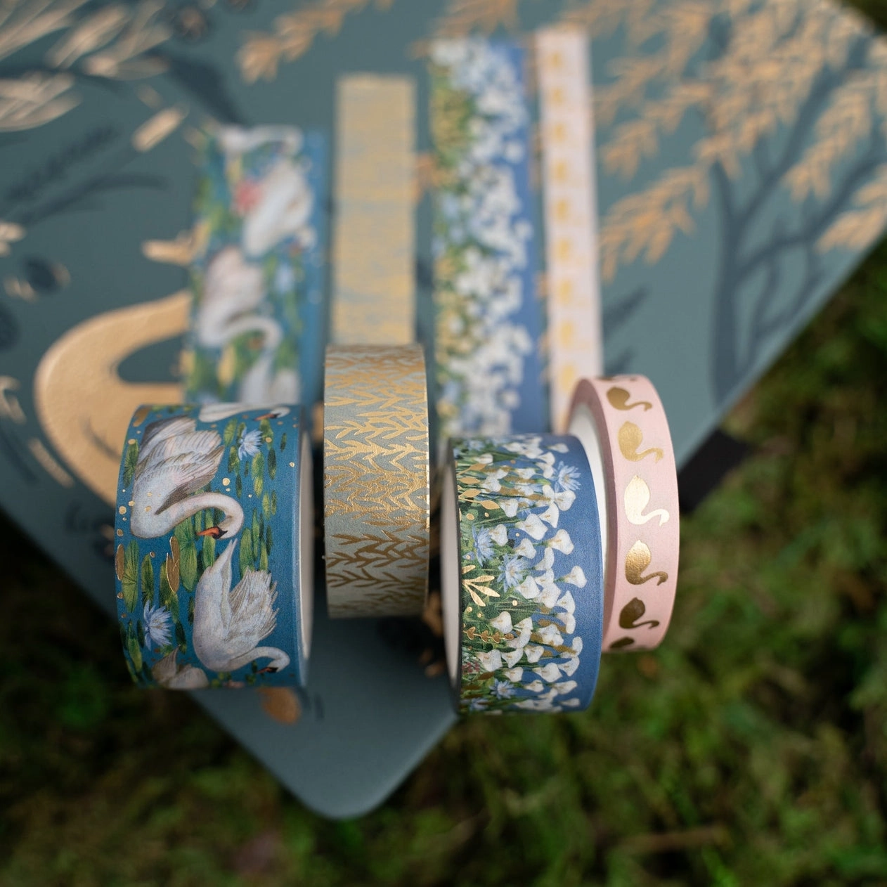 robust recycled Swan Pond Washi Tapes
