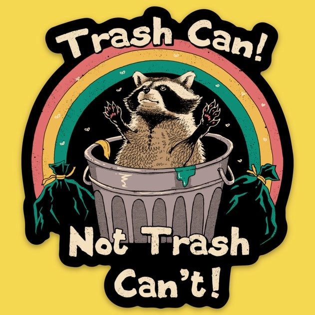classic Trash Talker Vinyl Sticker
