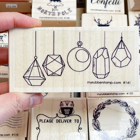 Hanging Terrarium Rubber Stamp biodegradable latest