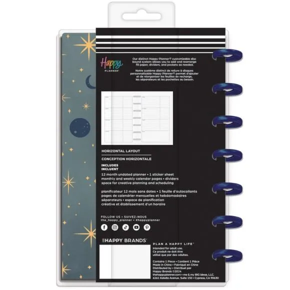 Happy Planner 12-Month Undated Mini Disc Bound Planner - Share Your Magic eco