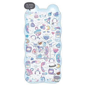 Happy Choa Choa Pop Puffy Sticker Sheet - Puppy resilient