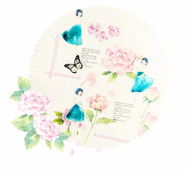 rubber Happy Dance Washi Tape