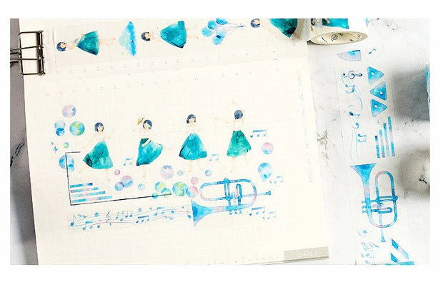 Happy Dance Washi Tape latest square
