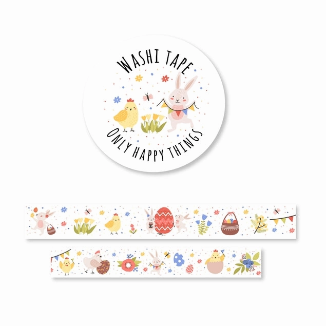 shockproof Happy Easter Washi Tape