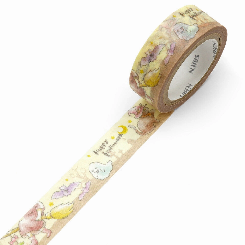 round original Happy Halloween Washi Tape