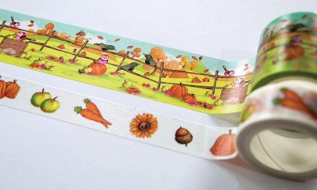popular Happy Harvest Washi Tape 2/Pkg
