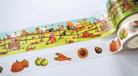 elegant Happy Harvest Washi Tape 2/Pkg