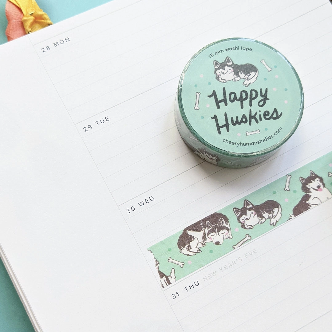 Happy Huskies Washi Tape musthave