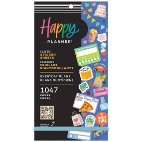 Happy Planner Classic Sticker Value Pack - Everyday Plans pack manual