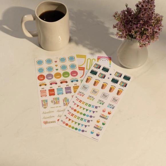 wide Happy Planner Classic Sticker Value Pack - Everyday Plans