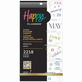 Happy Planner Classic Sticker Value Pack - Months economical