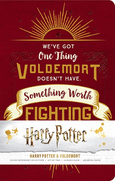 trendy metallic Harry Potter: Character Notebook Collection (Set Of 2)