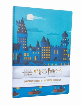 Harry Potter: Exploring Hogwarts Sewn Notebook Collection (Set Of 3) narrow vivid