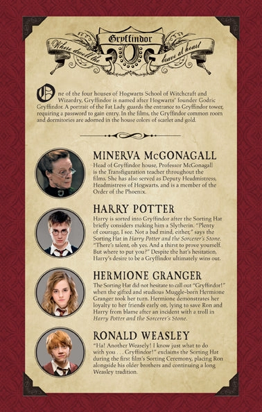 slim Harry Potter: Gryffindor Ruled Notebook