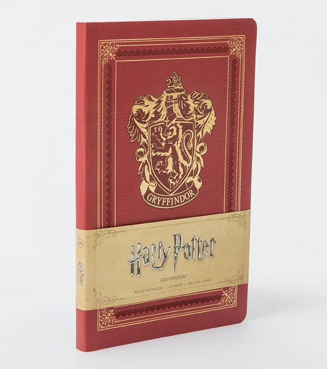 wide earthy Harry Potter: Gryffindor Ruled Notebook