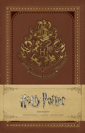foldable Harry Potter: Hogwarts Ruled Notebook