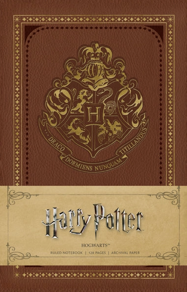 foldable Harry Potter: Hogwarts Ruled Notebook