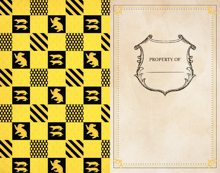 Harry Potter: Hufflepuff Ruled Notebook collectible organic