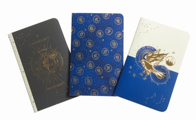 Harry Potter: Raveclaw Constellation Sewn Pocket Notebook Collection (Set Of 3) minimalist
