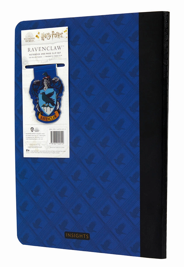 locking Harry Potter: Ravenclaw Notebook And Page Clip Set