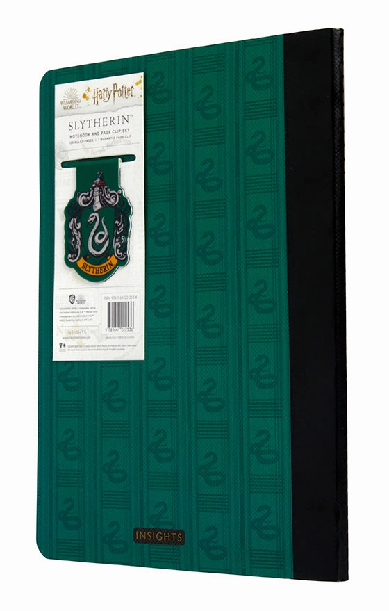 Harry Potter: Slytherin Notebook And Page Clip Set organic