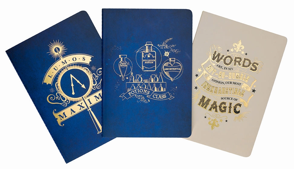 tiny Harry Potter: Spell And Potions Planner Notebook Collection (Set Of 3)
