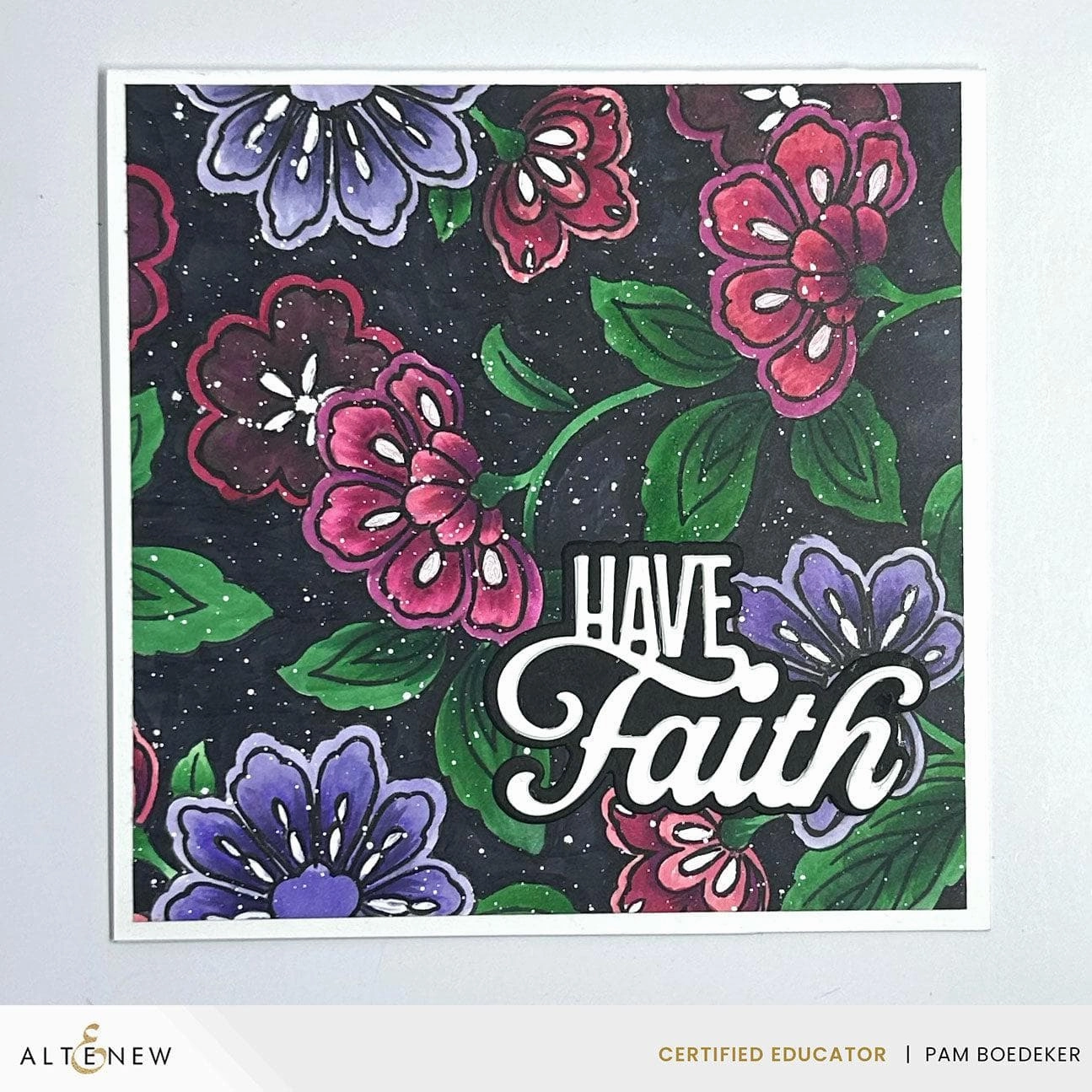 resilient elegant Have Faith Word Die Set